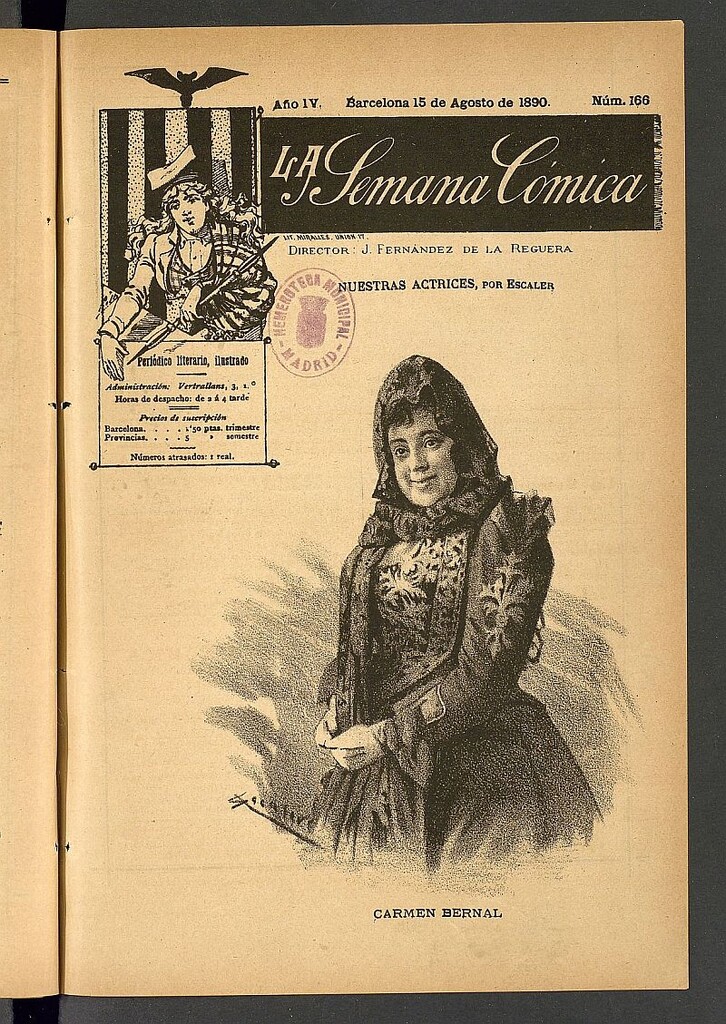Miniatura de La Semana Cómica del 15 de agosto de 1890, nº 166
