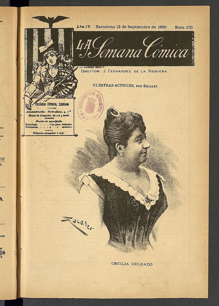 Miniatura de La Semana Cómica del 12 de septiembre de 1890, nº 170