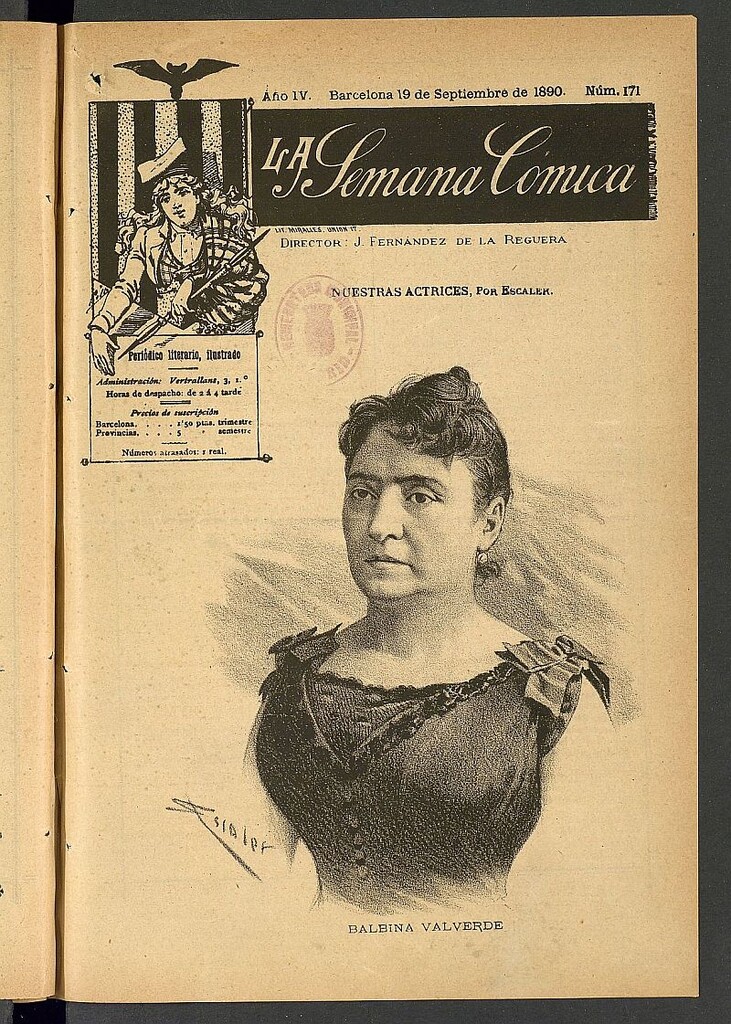 Miniatura de La Semana Cómica del 19 de septiembre de 1890, nº 171
