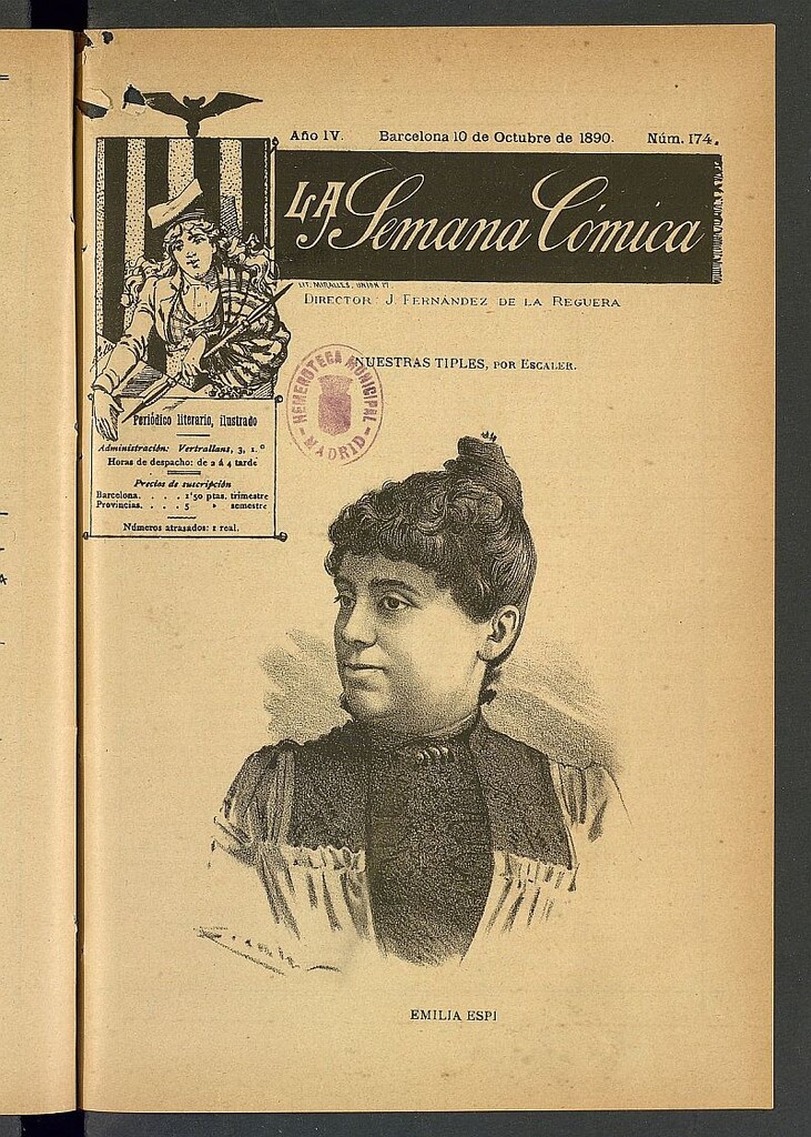 Miniatura de La Semana Cómica del 10 de octubre de 1890, nº 174