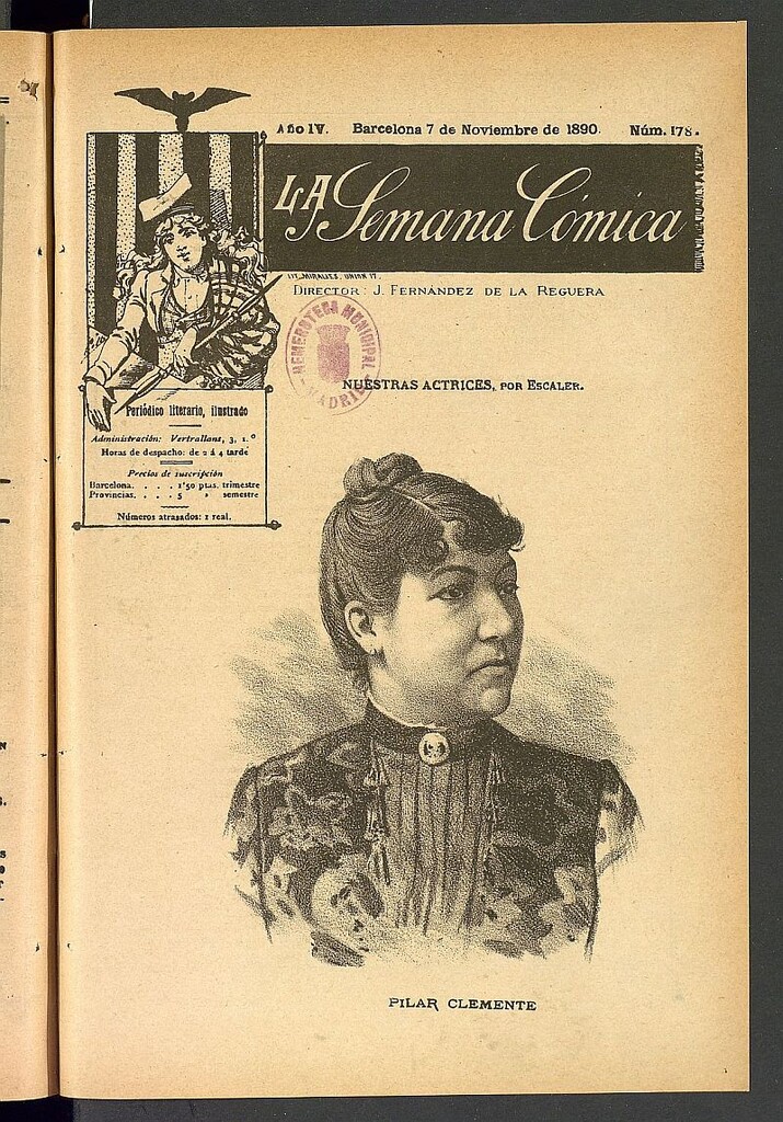 Miniatura de La Semana Cómica del 7 de noviembre de 1890, nº 178