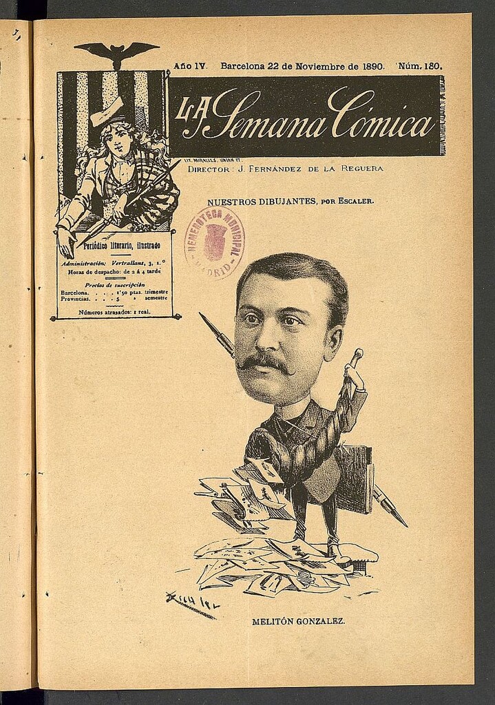 Miniatura de La Semana Cómica del 22 de noviembre de 1890, nº 180