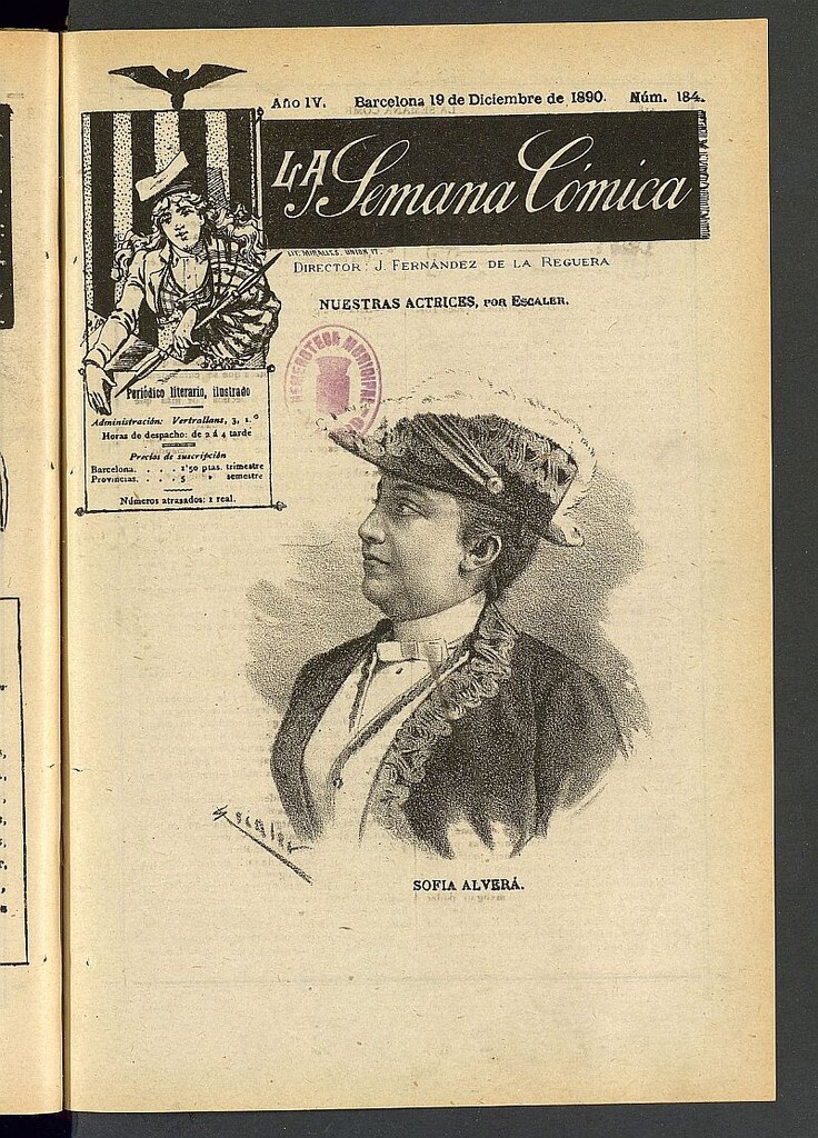 Miniatura de La Semana Cómica del 19 de diciembre de 1890, nº 184