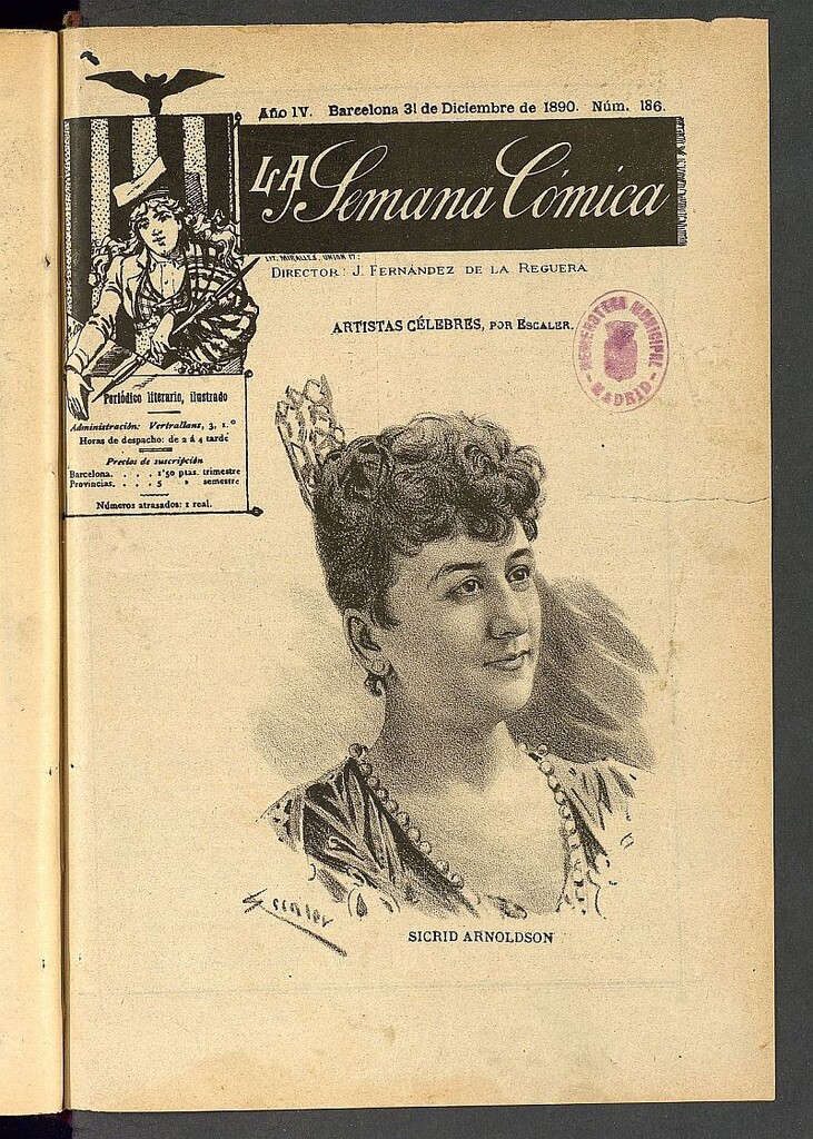 Miniatura de La Semana Comica del 31 de diciembre de 1890, nº 186