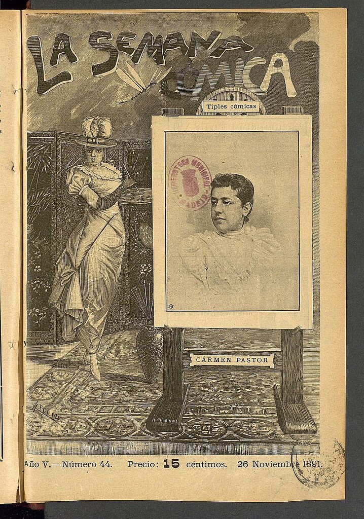 Miniatura de La Semana Cómica del 26 de noviembre de 1891, nº 44