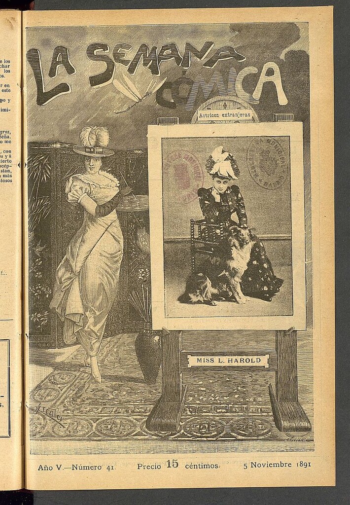 Miniatura de La Semana Cómica del 5 de noviembre de 1891, nº 41