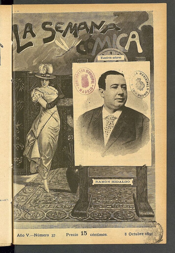 Miniatura de La Semana Cómica del 8 de octubre de 1891, nº 37