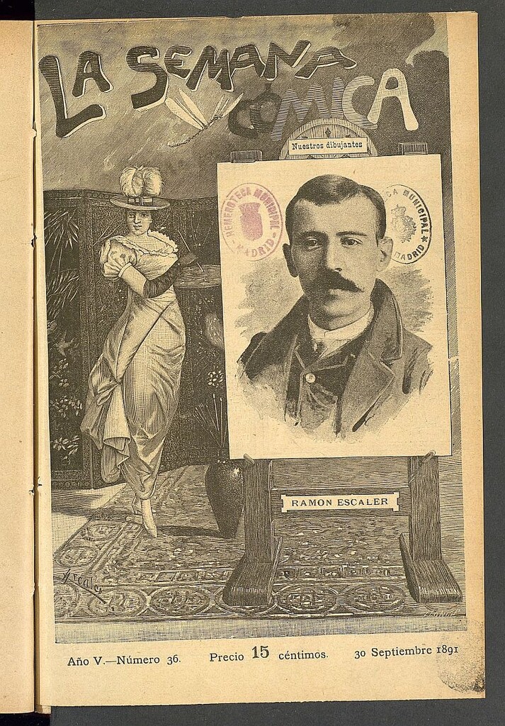 Miniatura de La Semana Cómica del 30 de septiembre de 1891, nº 36