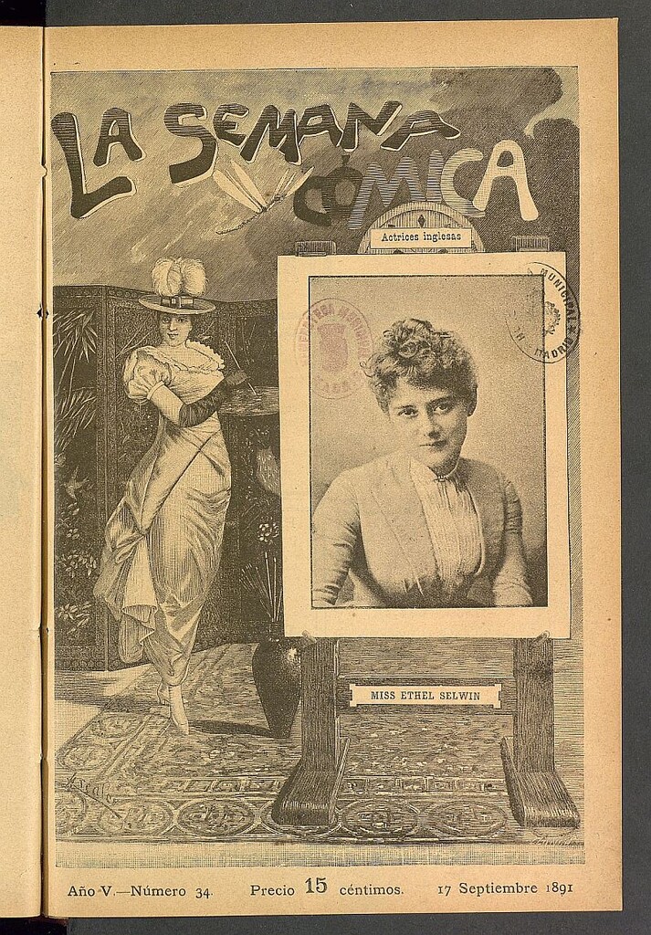 Miniatura de La Semana Cómica del 17 de septiembre de 1891, nº 34