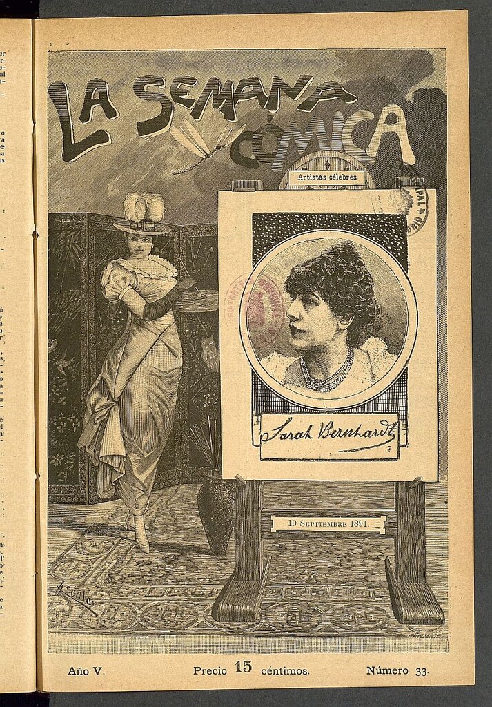 Miniatura de La Semana Cómica del 10 de septiembre de 1891, nº 33