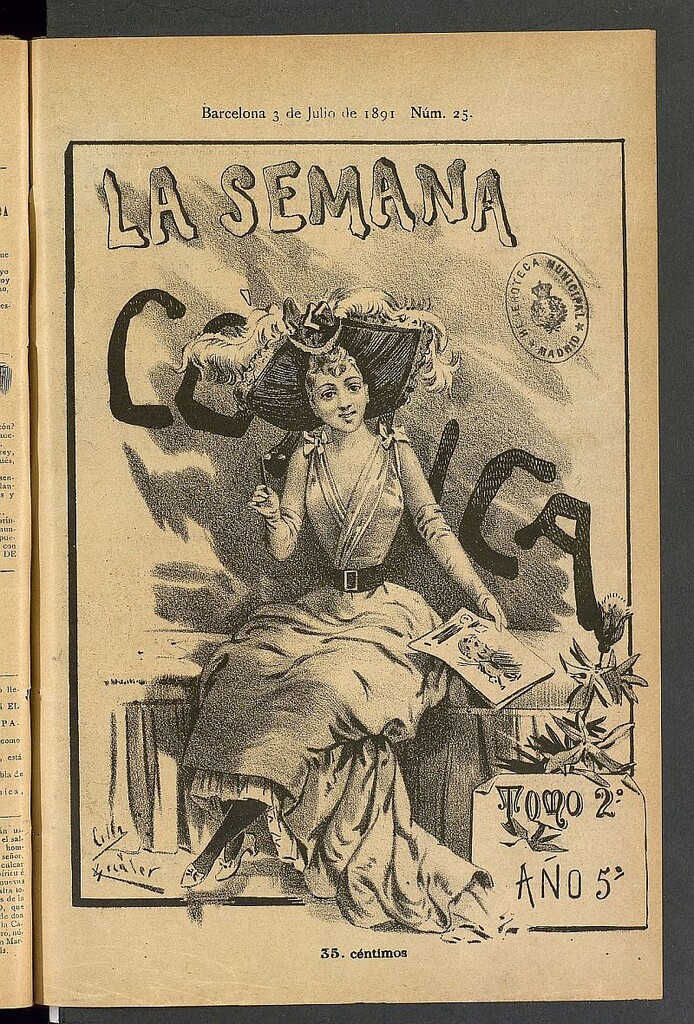 Miniatura de La Semana Cómica del 3 de julio de 1891, nº 25