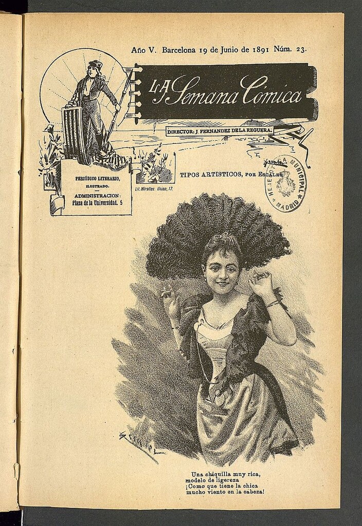 Miniatura de La Semana Cómica del 19 de junio de 1891, nº 23