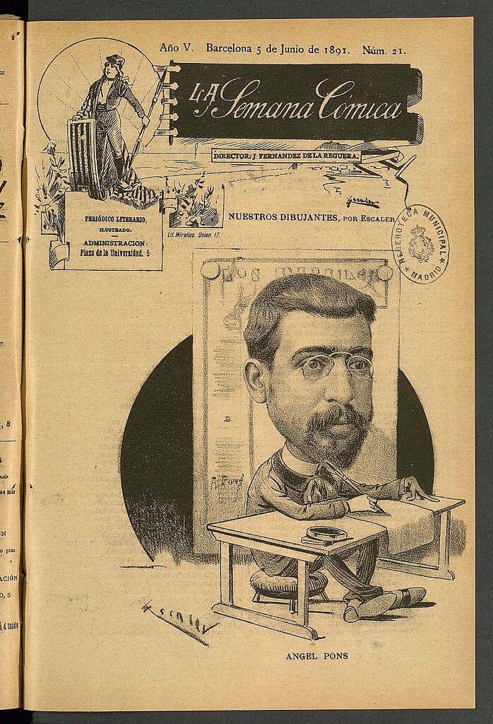 Miniatura de La Semana Cómica del 5 de junio de 1891, nº 21