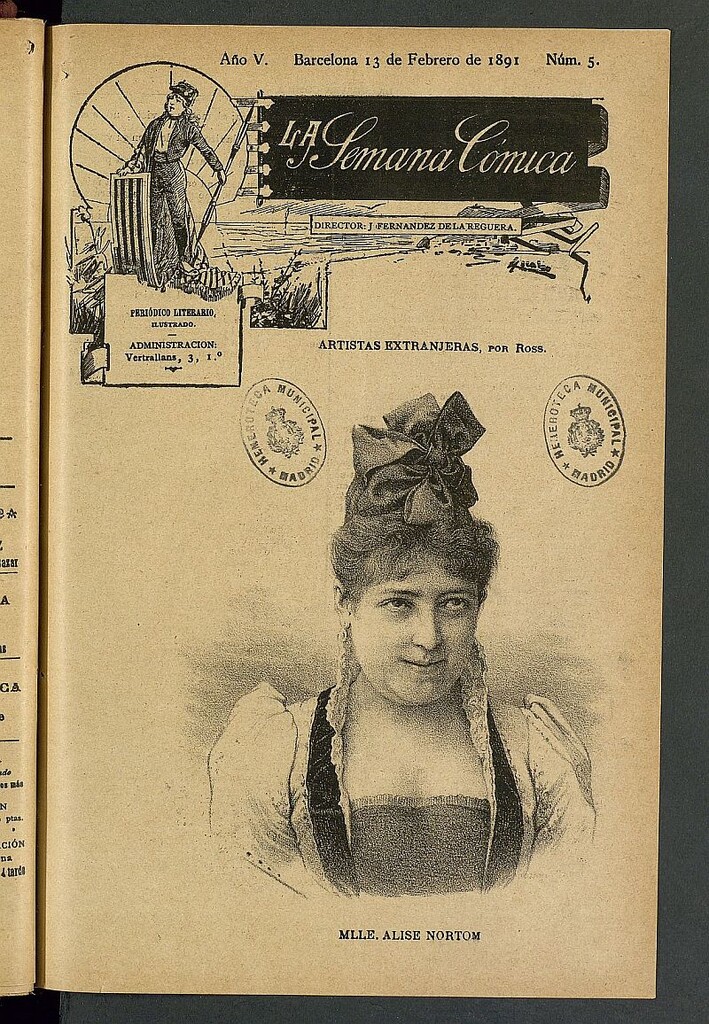 Miniatura de La Semana Cómica del 13 de febrero de 1891, nº 5