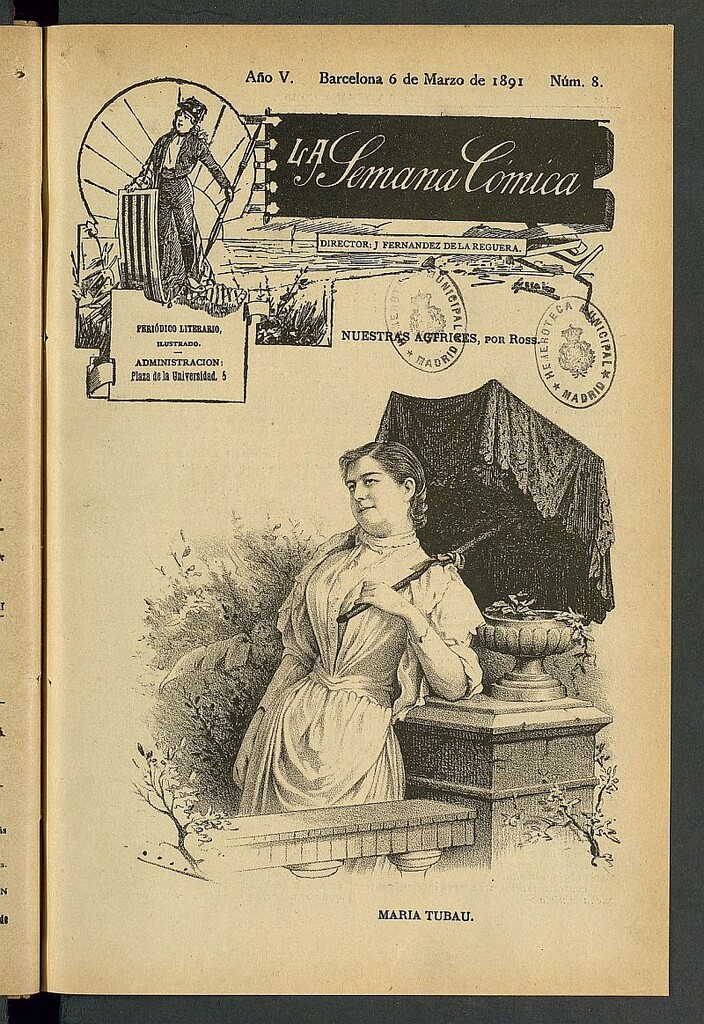 Miniatura de La Semana Cómica del 6 de marzo de 1891, nº 8