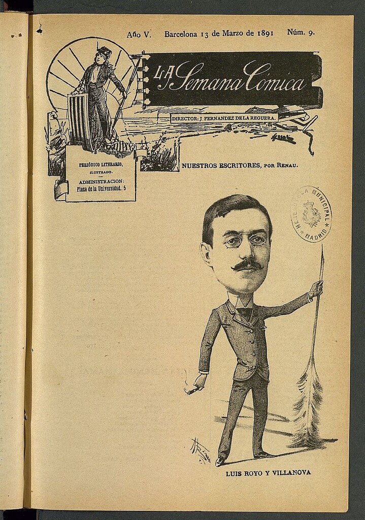 Miniatura de La Semana Cómica del 13 de marzo de 1891, nº 9