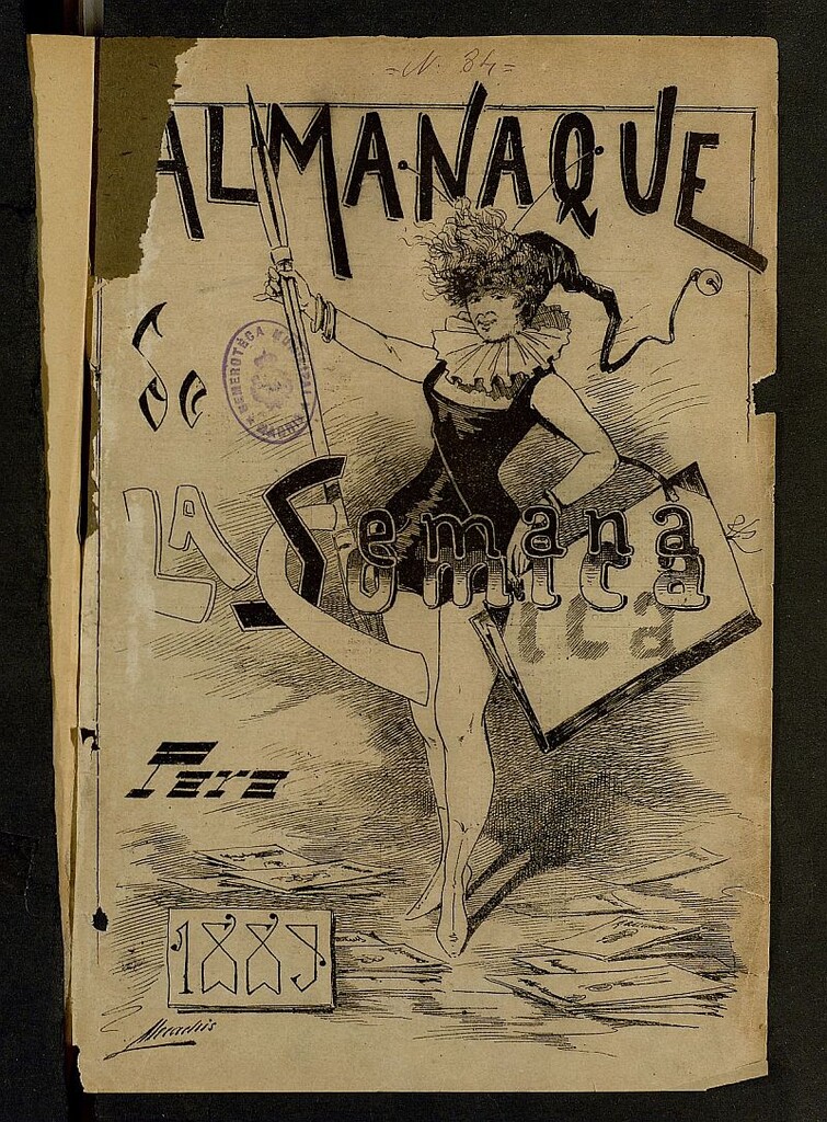 Miniatura de La Semana Cómica. Almanaque de la Semana Cómica para 1889