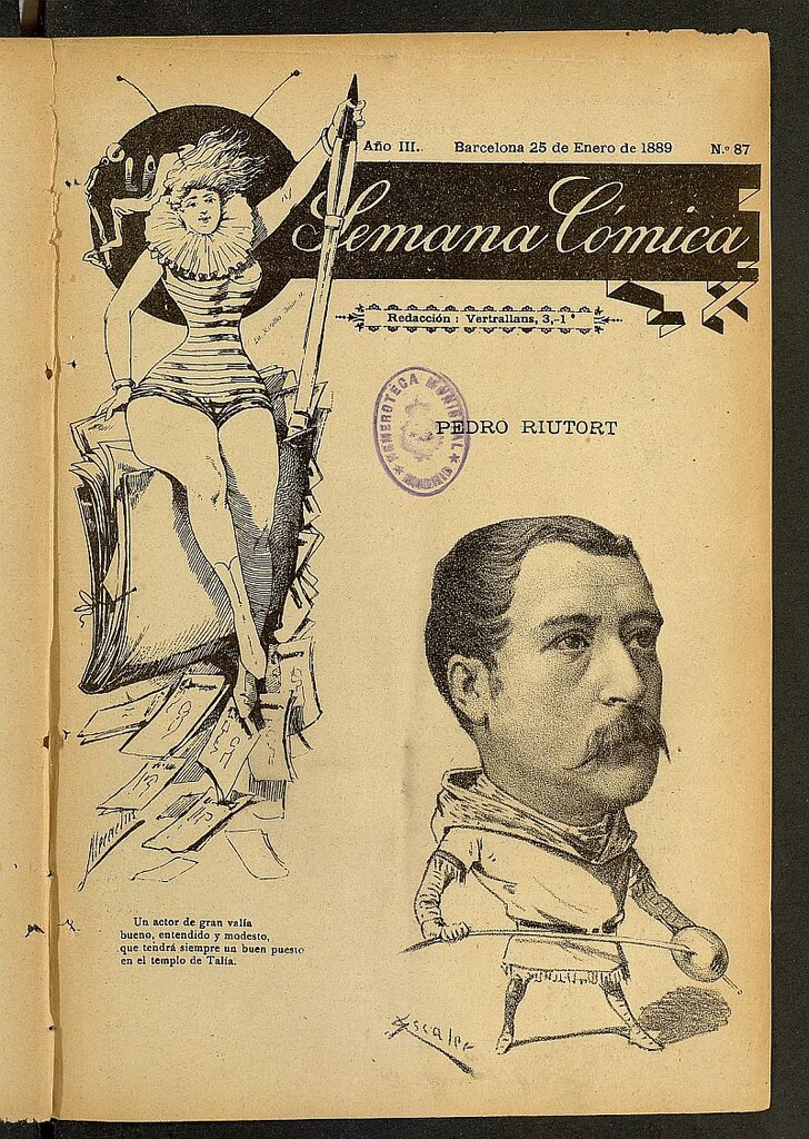 Miniatura de La Semana Cómica. del 25 de enero de 1889, nº 87
