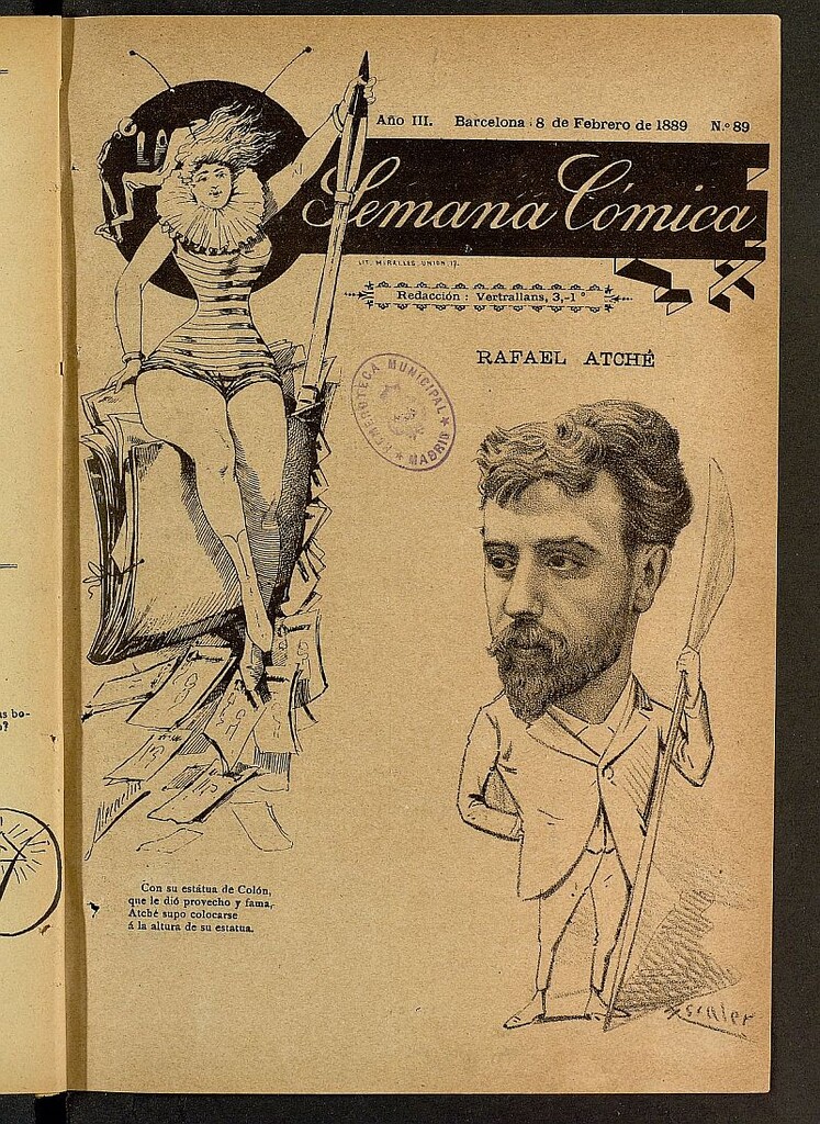 Miniatura de La Semana Cómica del 8 de febrero de 1889, nº 89