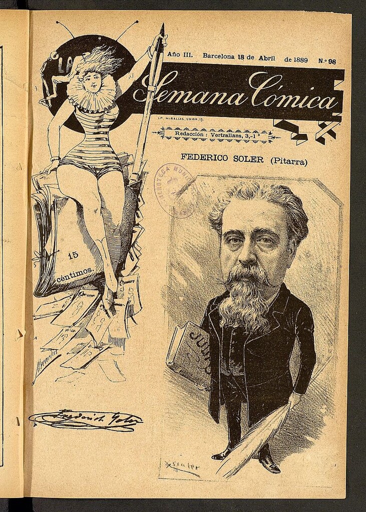 Miniatura de La Semana Cómica del 18 de abril de 1889, nº 98