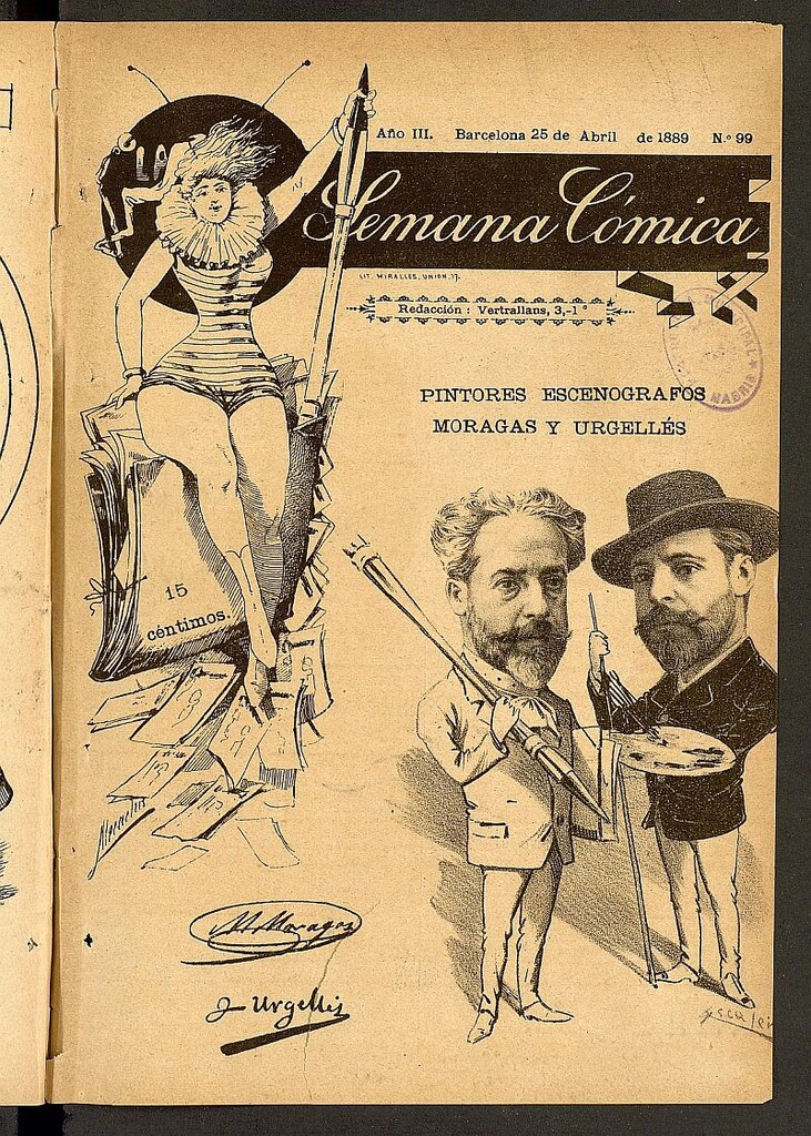 Miniatura de La Semana Cómica del 25 de abril de 1889, nº 99