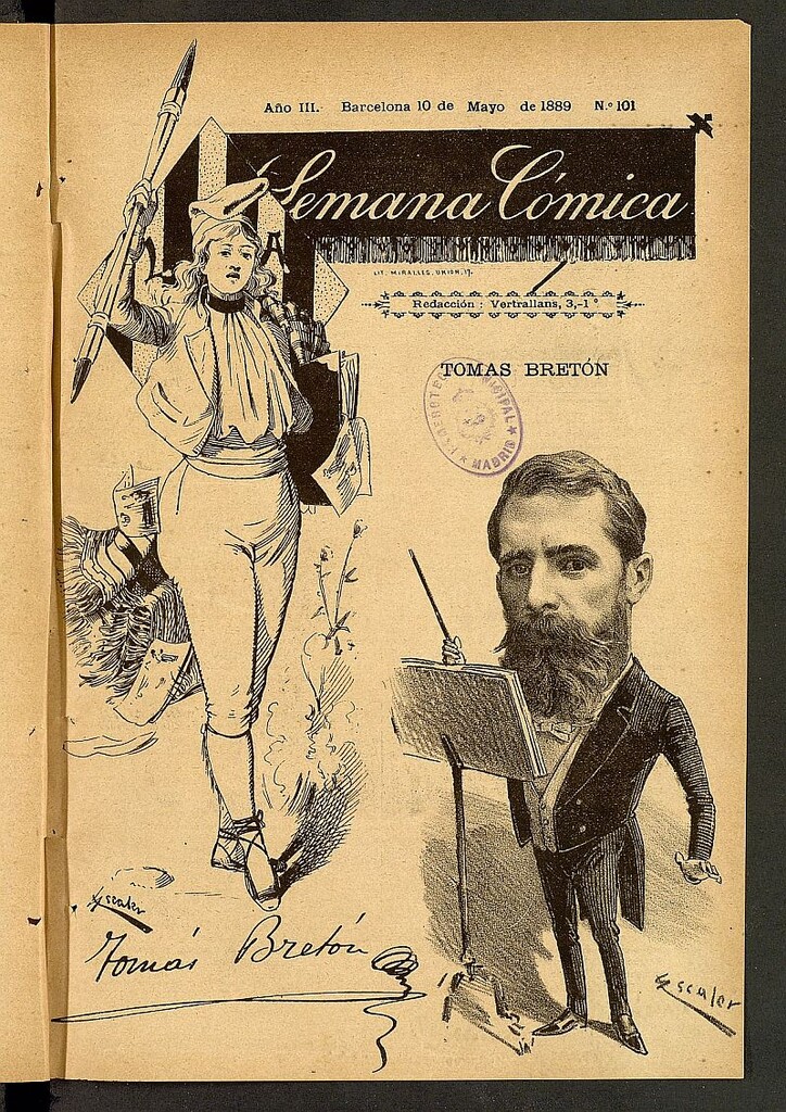 Miniatura de La Semana Cómica del 10 de mayo de 1889, nº 101