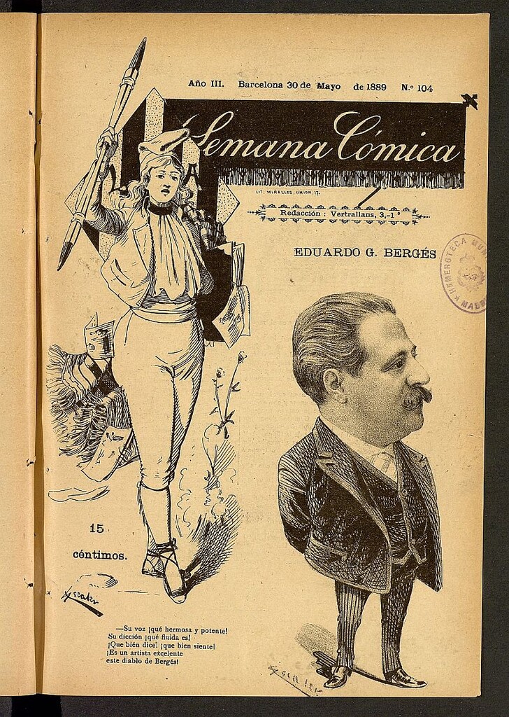 Miniatura de La Semana Cómica del 30 de mayo de 1889, nº 104