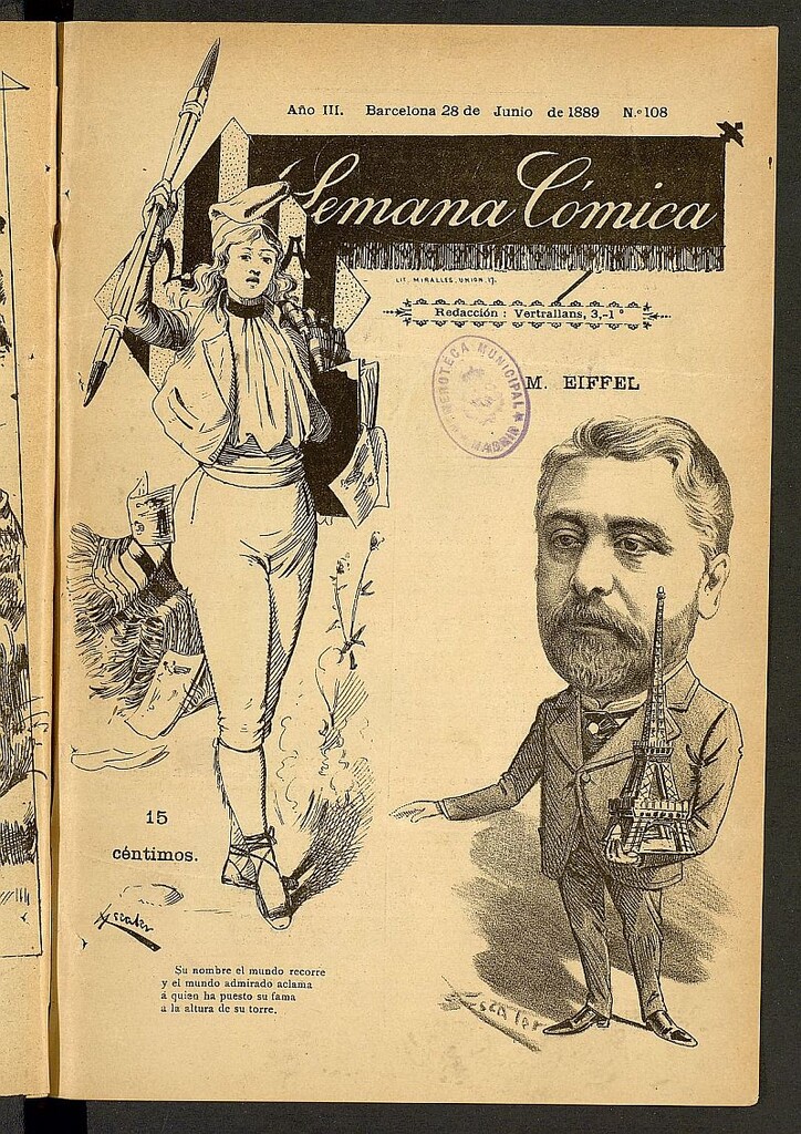 Miniatura de La Semana Cómica del 28 de junio de 1889, nº 108