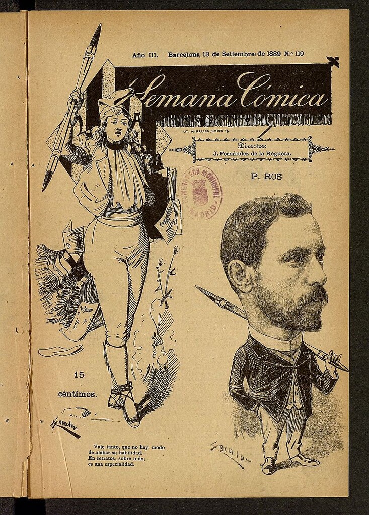 Miniatura de La Semana Cómica del 13 de septiembre de 1889, nº 119