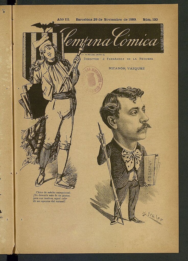 Miniatura de La Semana Cómica del 29 de noviembre de 1889, nº 130