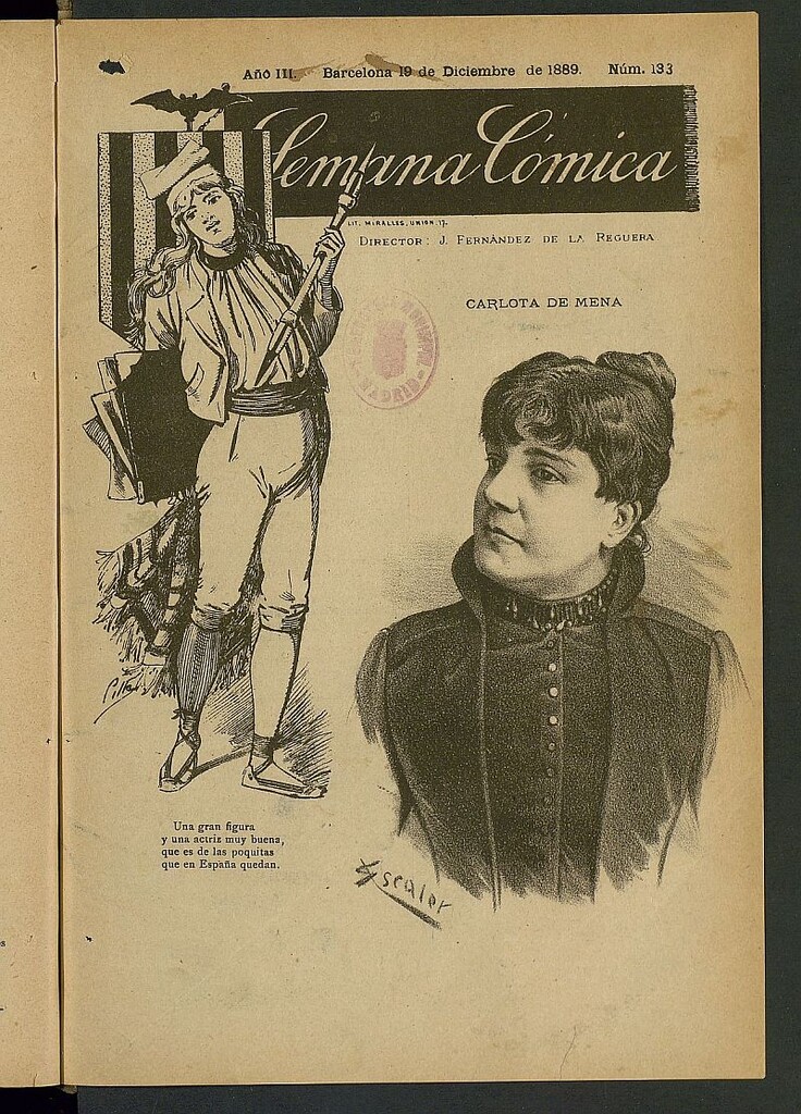 Miniatura de La Semana Cómica del 19 de diciembre de 1889, nº 133