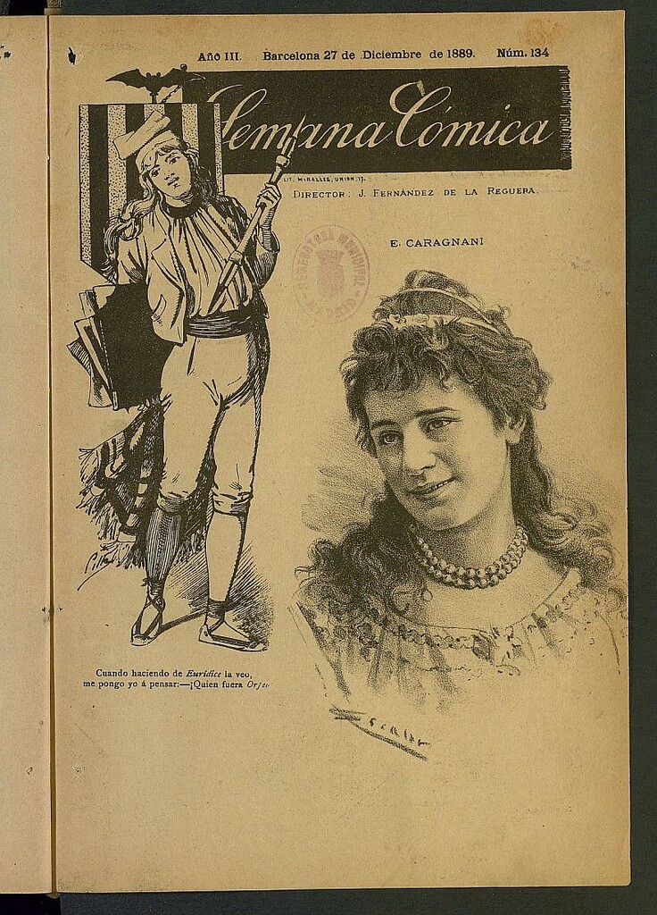 Miniatura de La Semana Cómica del 27 de diciembre de 1889, nº 134