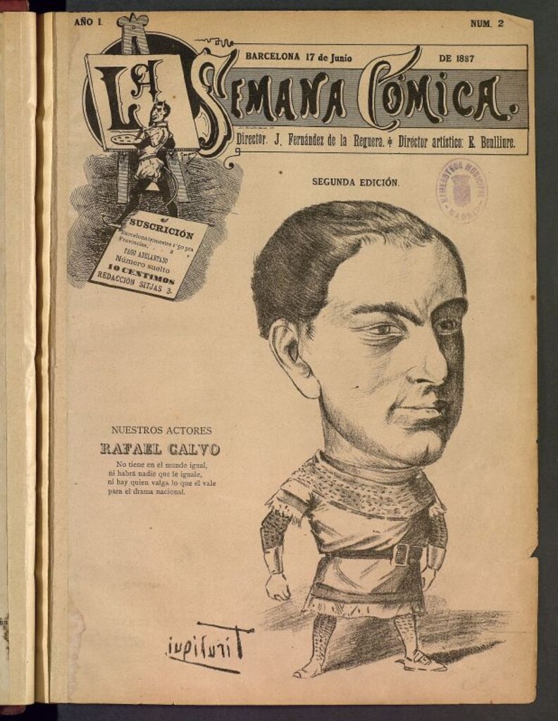Miniatura de La Semana Cómica del 17 de junio de 1887, nº 2