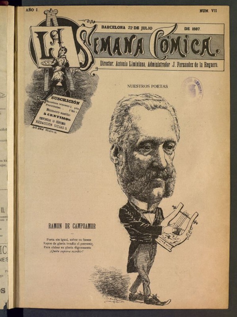 Miniatura de La Semana Cómica del 22 de julio de 1887, nº 7