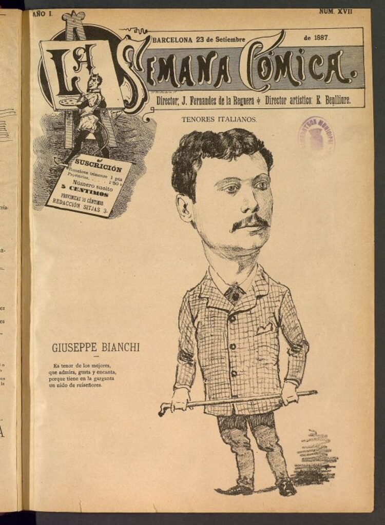 Miniatura de La Semana Cómica del 23 de septiembre de 1887, nº 17