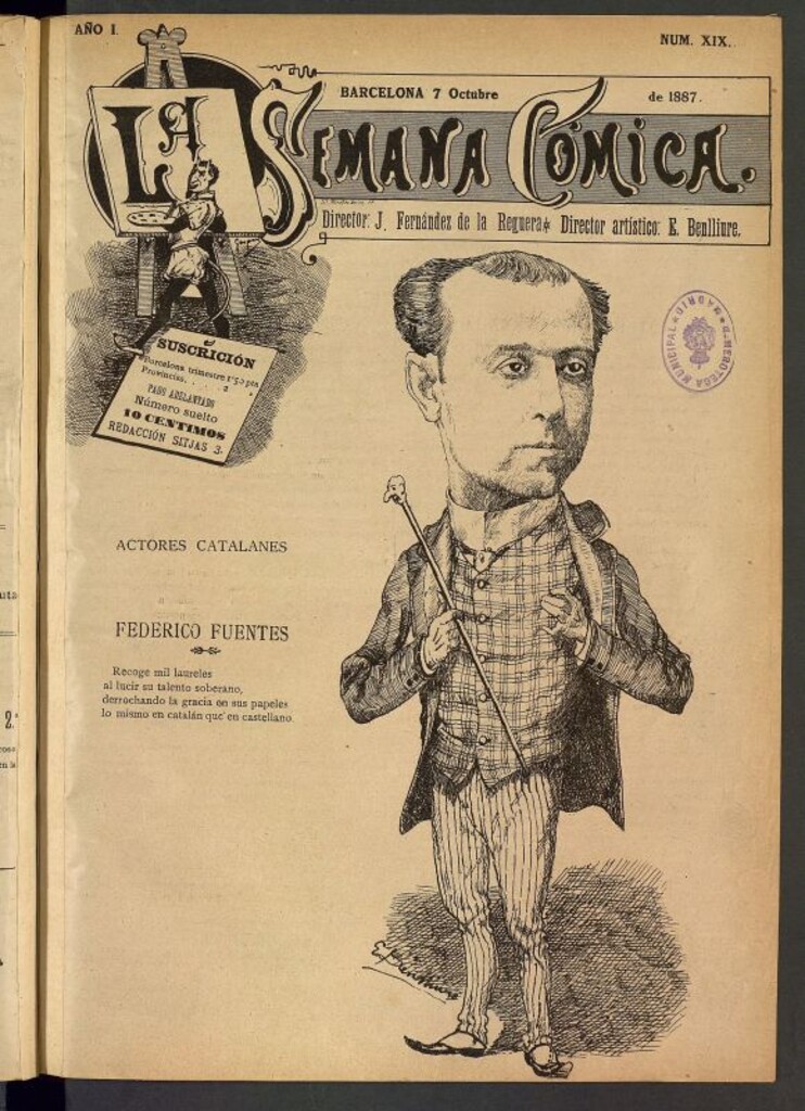 Miniatura de La Semana Cómica del 7 de octubre de 1887, nº 19