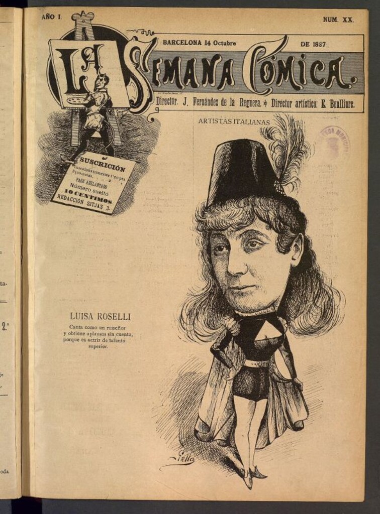 Miniatura de La Semana Cómica del 14 de octubre de 1887, nº 20