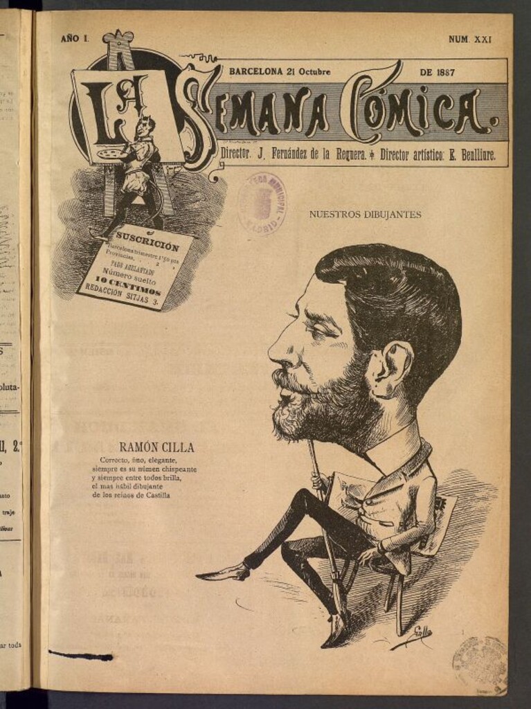 Miniatura de La Semana Cómica del 21 de octubre de 1887, nº 21