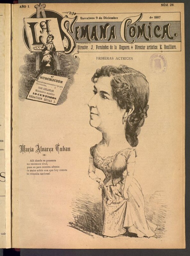 Miniatura de La Semana Cómica del 9 de diciembre de 1887, nº 28