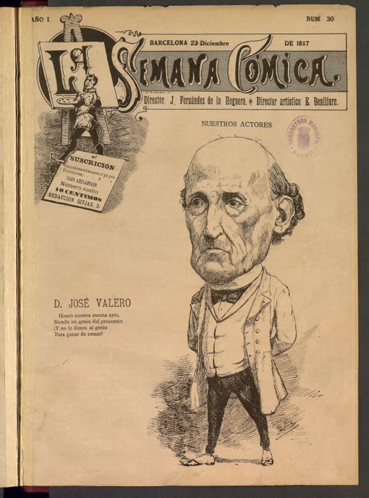 Miniatura de La Semana Cómica del 23 de diciembre de 1887, nº 30
