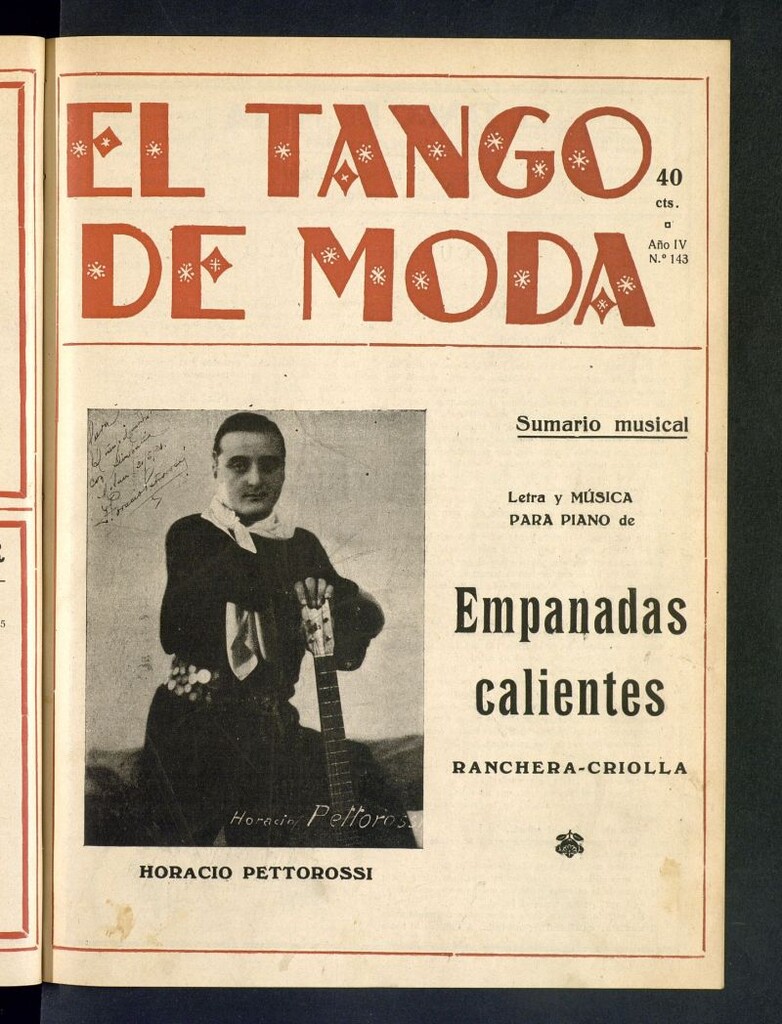 Miniatura de El Tango de Moda : revista popular hispano-americana. Aparece los sábados. Nº 135