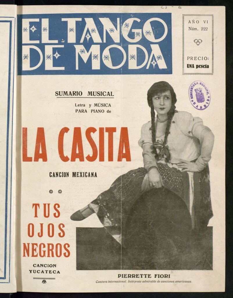 Miniatura de El Tango de Moda : revista popular hispano-americana. Aparece los sábados. Nº 222