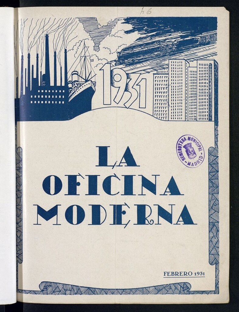 Miniatura de La oficina moderna de febrero de 1931
