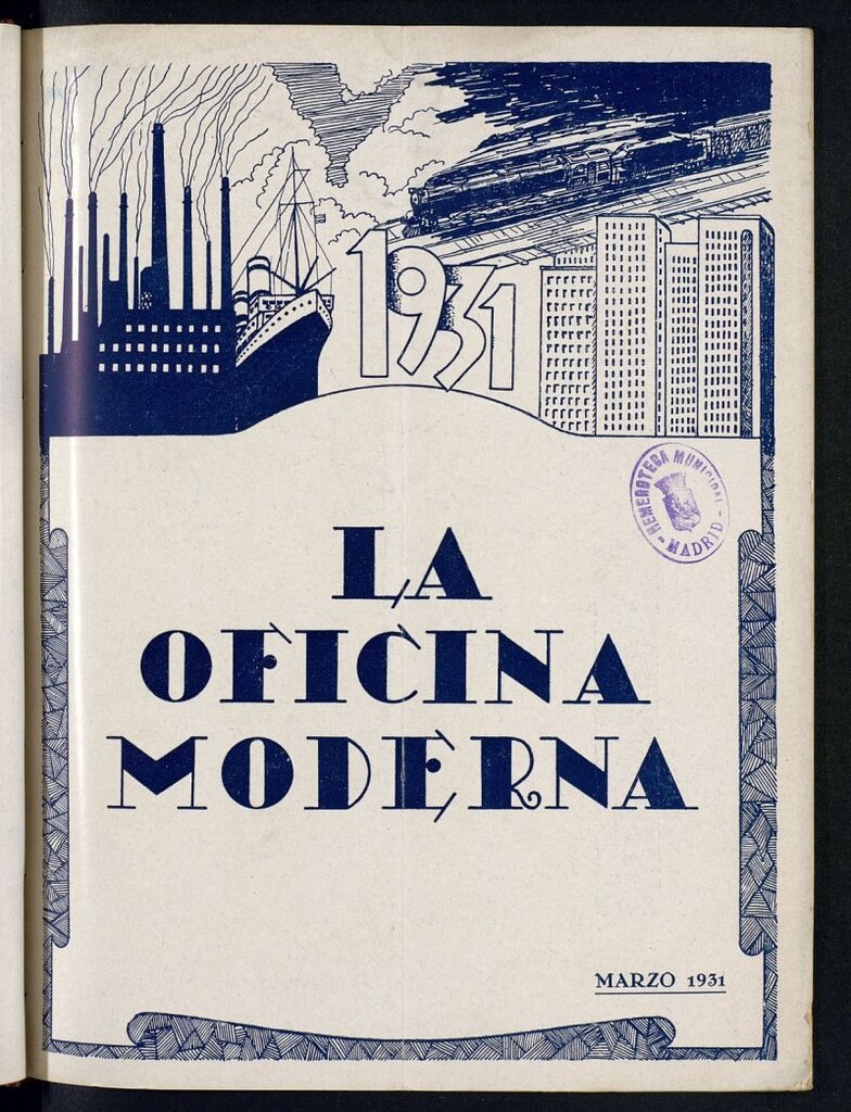 Miniatura de La oficina moderna de marzo de 1931