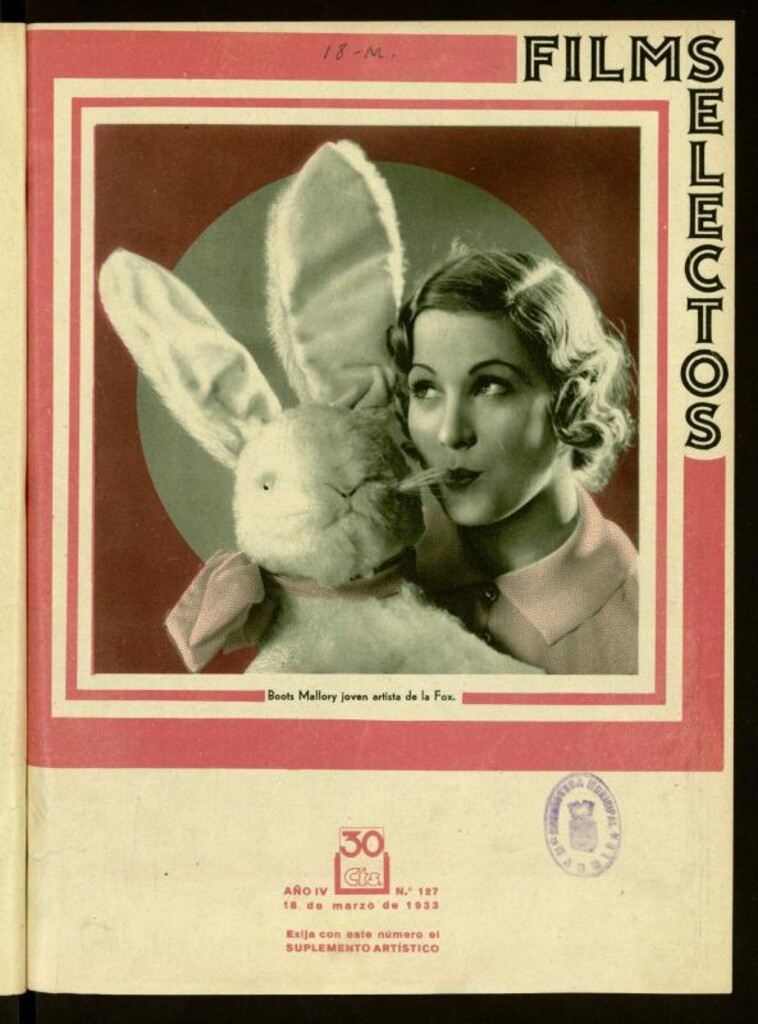 Miniatura de Films Selectos. 18 de marzo de 1933, nº 127