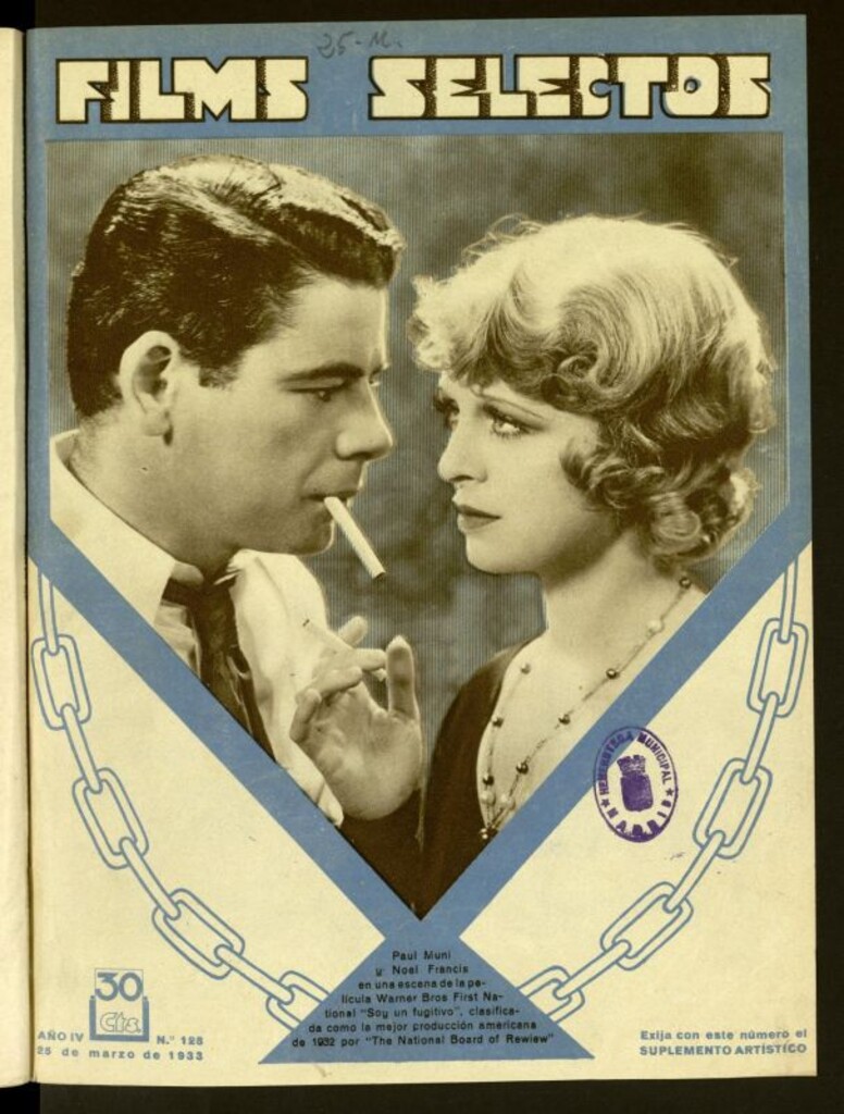 Miniatura de Films Selectos. 25 de marzo de 1933, nº 128