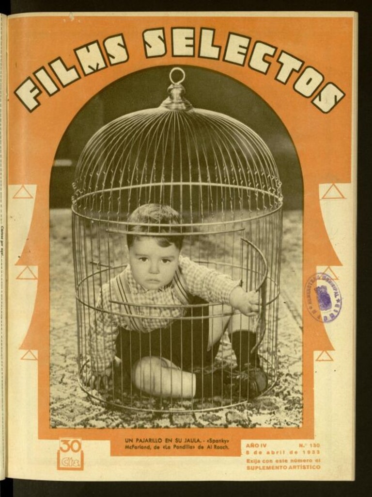 Miniatura de Films Selectos. 8 de abril de 1933, nº 130