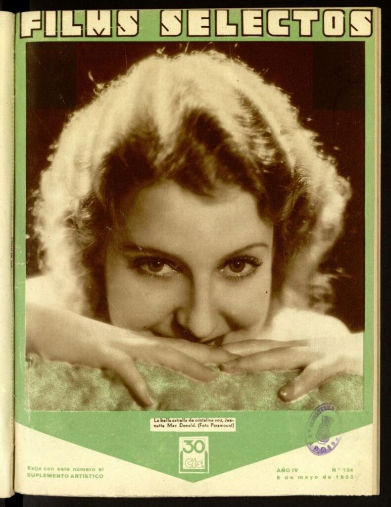 Miniatura de Films Selectos. 6 de mayo de 1933, nº 134