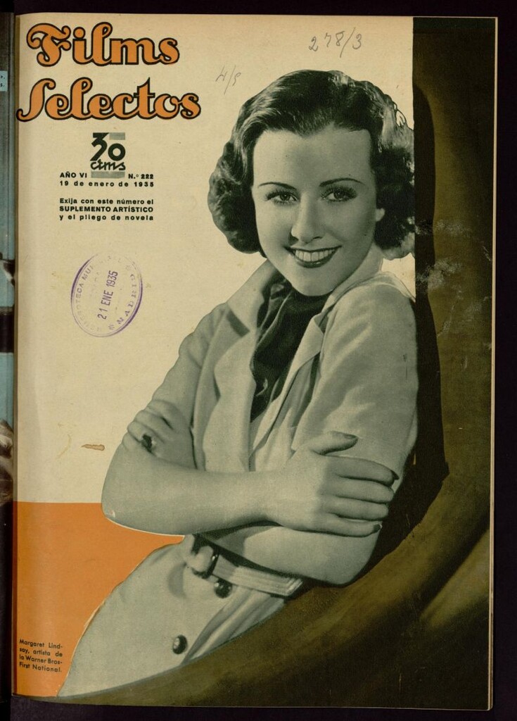 Miniatura de Films Selectos. 19 de enero de 1935, nº 222