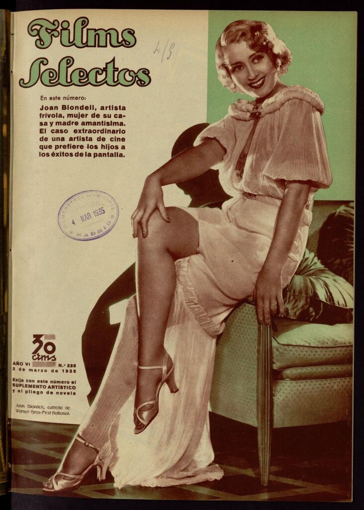 Miniatura de Films Selectos. 3 de marzo de 1935, nº 228